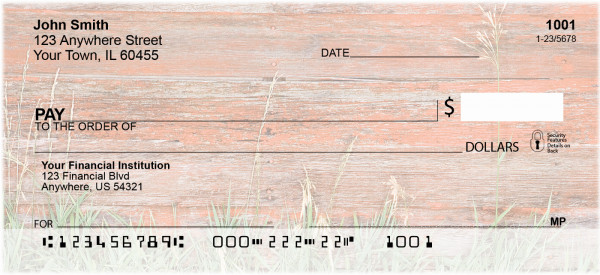 Behind The Barn Personal Checks