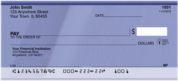 Paint it Blue Personal Checks