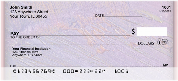 Purple Passion Personal Checks