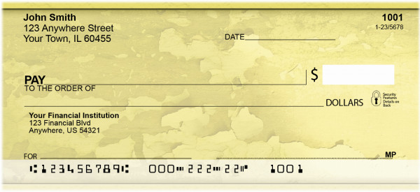 Aging Paint Personal Checks