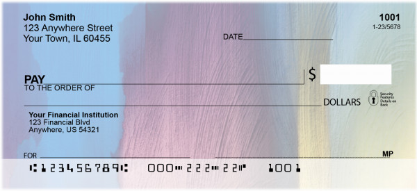 More Color Me Cool Personal Checks