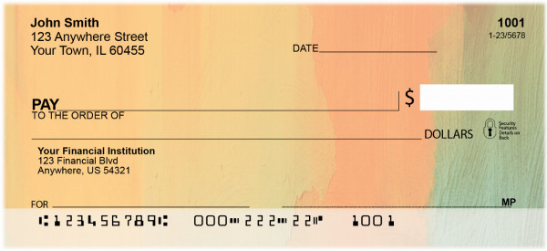 Color Me Hot Personal Checks