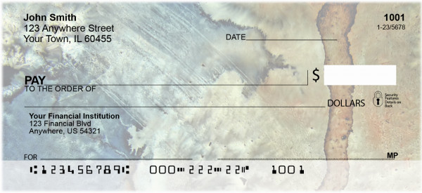 Watercolors On Canvas Personal Checks
