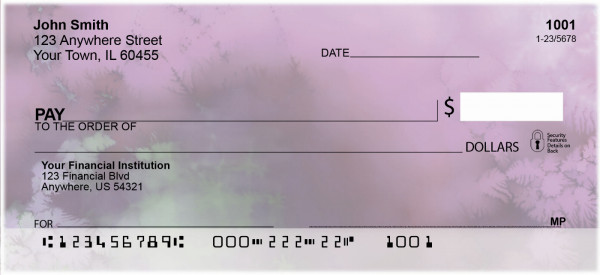 Plum Fun Personal Checks