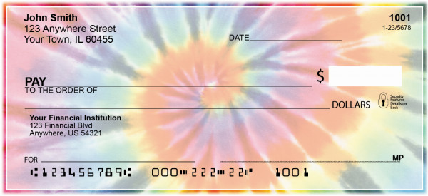 Tie Dye Pattern Checks