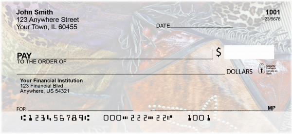 African Influences Personal Checks
