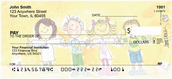 Alice's Angels Personal Checks by Amy S. Petrik