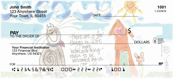 Home Sweet Home Personal Checks by Amy S. Petrik