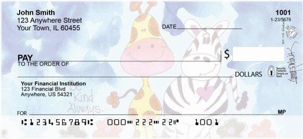 Encouraging Zoo Animals Personal Checks
