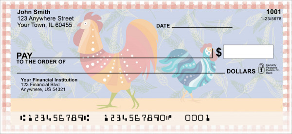 Country Rooster Personal Checks