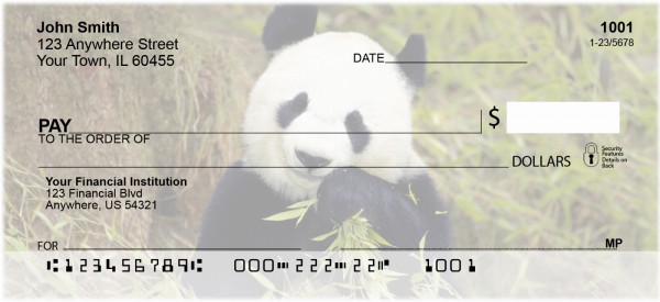 Panda Bears Personal Checks
