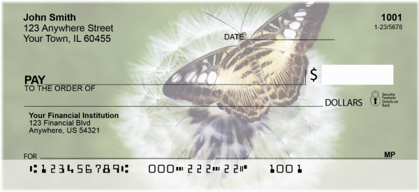 Butterflies in Nature Personal Checks