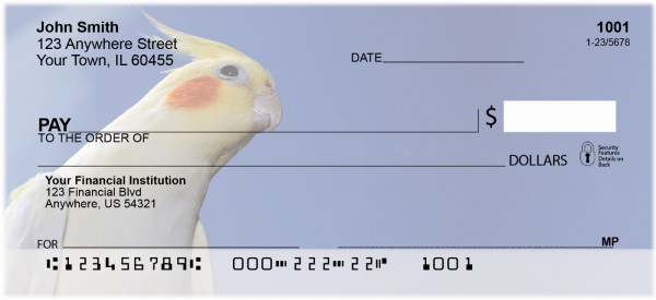 Cockatiels Personal Checks