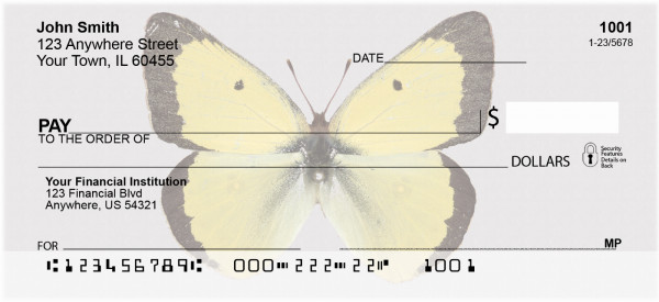 Butterfly Collector Personal Checks