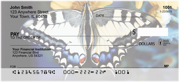 More Butterflies in Nature Personal Checks