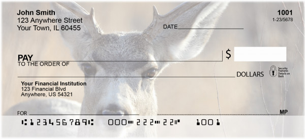 Deer in Four Seasons Personal Checks