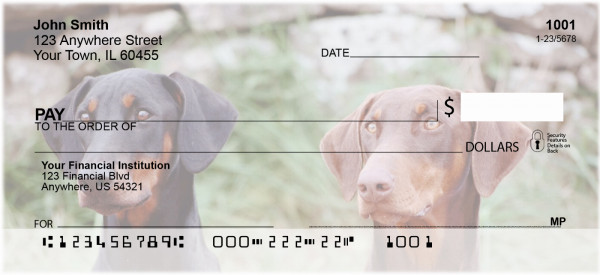 Doberman Personal Checks