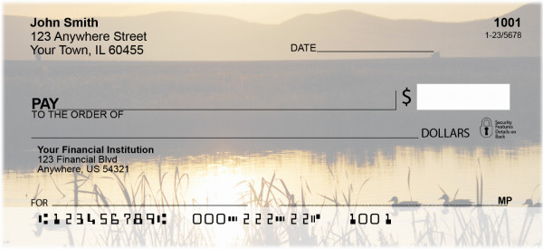 Ducks at Daybreak Personal Checks