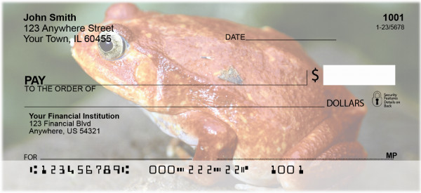 Funky Frogs Personal Checks