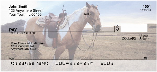 The Empty Saddle Personal Checks