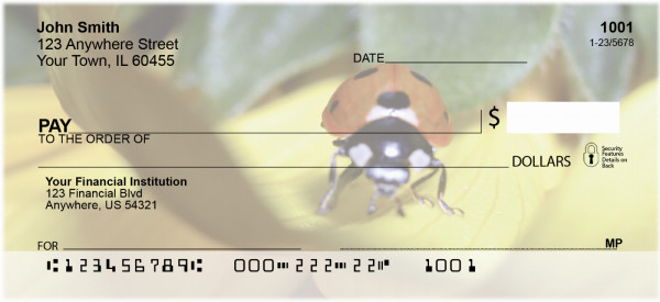 Spot the Ladybug Personal Checks