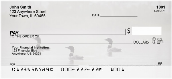 Misty Morning Personal Checks