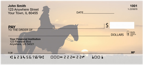 Roundup At Sunrise Personal Checks