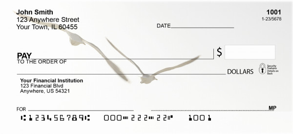 Beach Birds Personal Checks