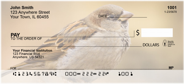 Sparrows At Daybreak Personal Checks