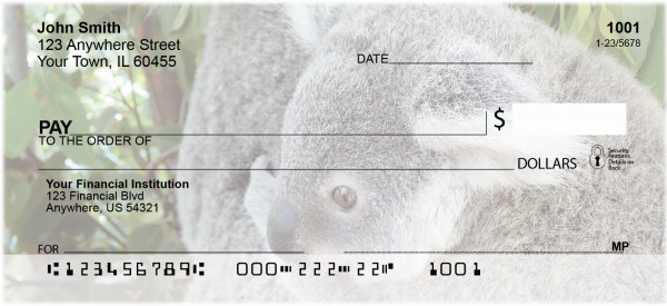 Kuddly Koala Personal Checks