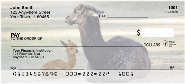 Llama Personal Checks