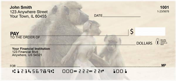 Monkey Days Personal Checks