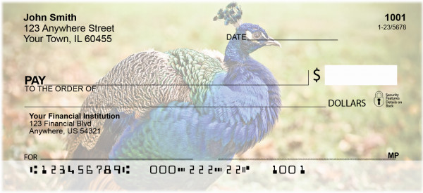 Peacock Plumes Personal Checks