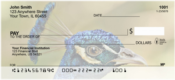 Peacock Parade Personal Checks