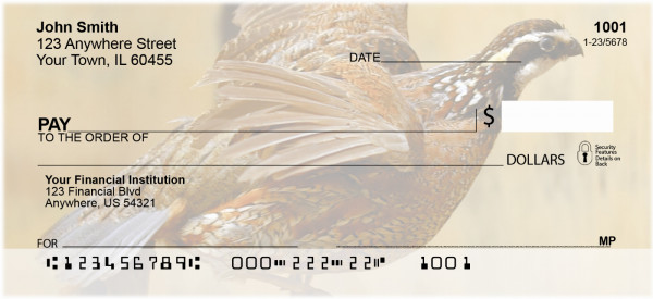 Quail Season Personal Checks