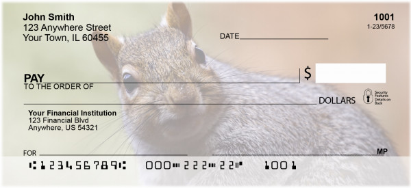 Squirrel Time Personal Checks
