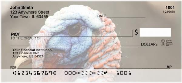 Tom The Turkey Personal Checks