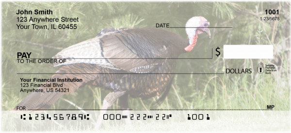 Turkey Treasures Personal Checks