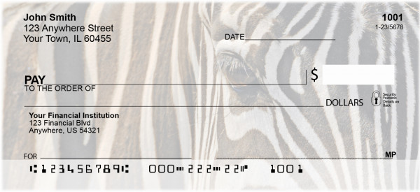 Zebra Eye To Eye Personal Checks