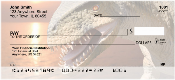 Prehistoric Visions Personal Checks