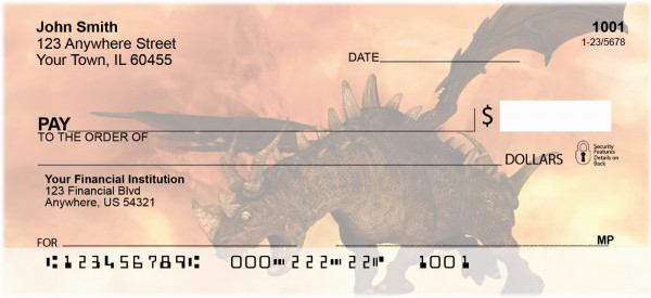 Fire Breathing Dragons Personal Checks