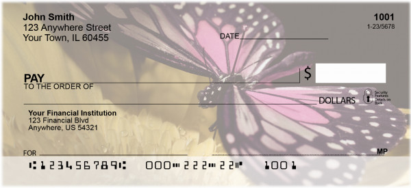 Butterfly Perspective  Personal Checks