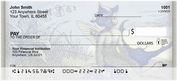 Fairy Messenger Personal Checks