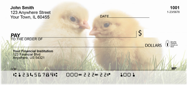 Spring Chicks Personal Checks
