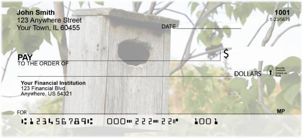 Bird Houses Personal Checks