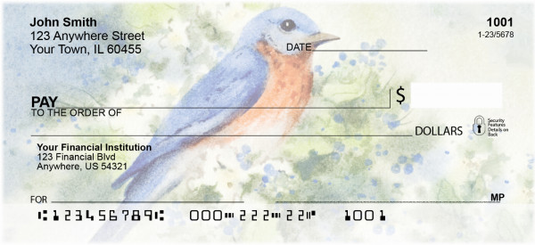 Nesting Birds Personal Checks