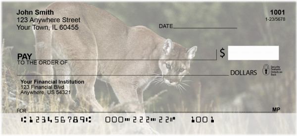 Cougar Personal Checks