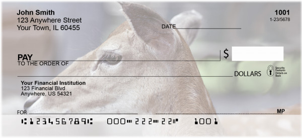 Deer Closeups Personal Checks