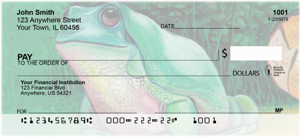 Fantasy Frogs Personal Checks