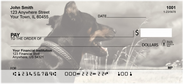 Doberman Personal Checks